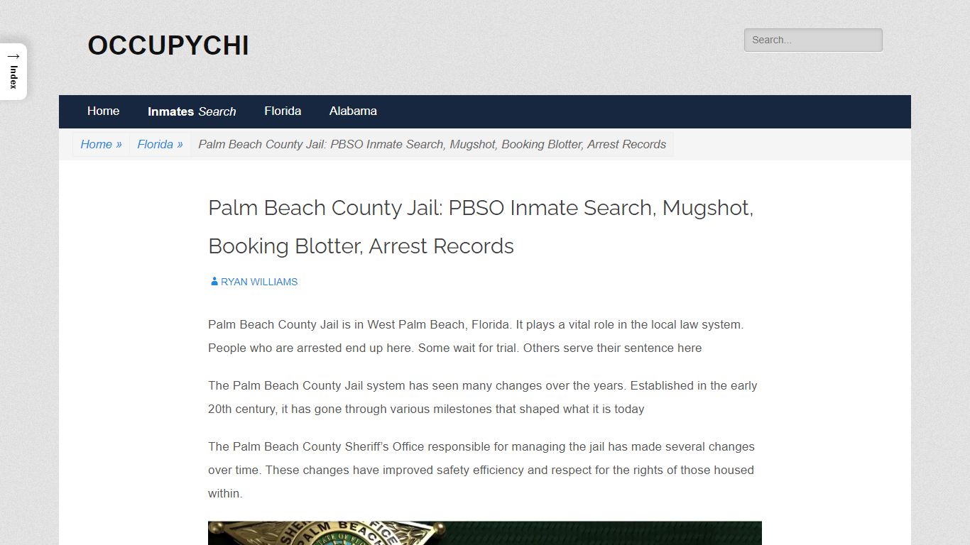 Palm Beach County Jail: PBSO Inmate Search, Mugshot, Booking Blotter ...